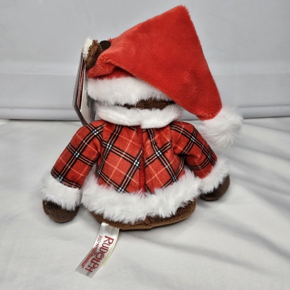 New Set 2 Dan Dee Clarice and Rudolph Red Nosed Reindeer Light Up Musical Plush - Picture 6 of 15